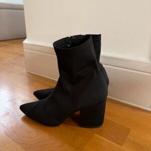 Boots Black Heeled Ankle Boots